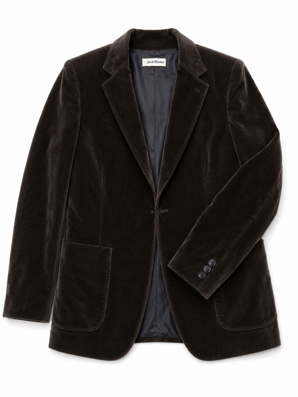 Jack Wouter Brown Velvet Sport Coat